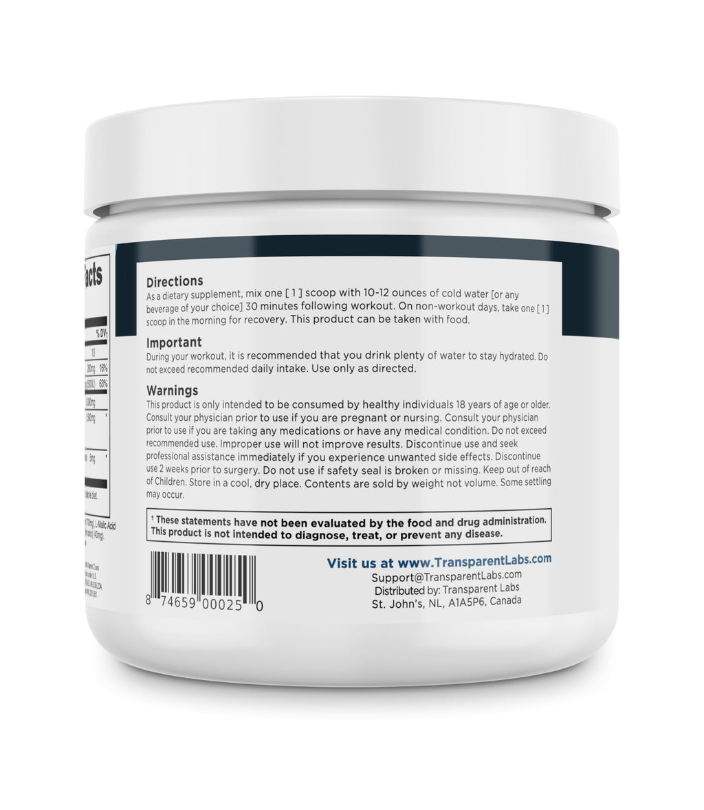 Transparent Labs Creatine HMB - Creatine Monohydrate Powder with HMB