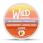 Wild Pouches Caffeine Energy Pouches 60mg Raspberry Lemon - 20 Count