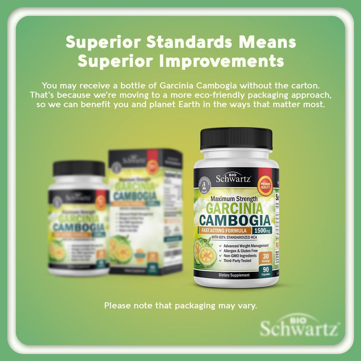 BioSchwartz Garcinia Cambogia Weight Loss Pills - Maximum Strength