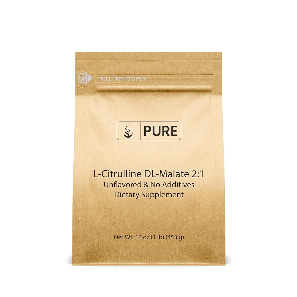 PURE ORIGINAL INGREDIENTS L-Citrulline DL-Malate Powder - 1 lb