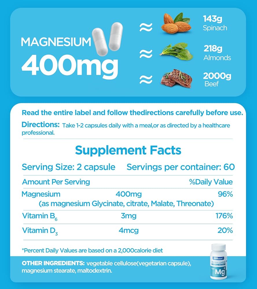 Dralot Nutrition Quadruple Magnesium Supplement
