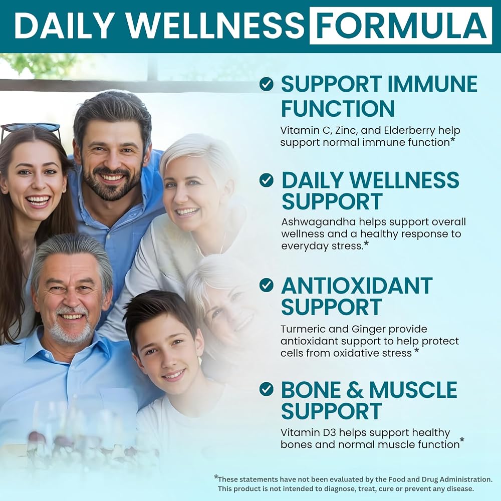 VITBOOST Elderberry Immune Support Supplement 8-in-1 Formula