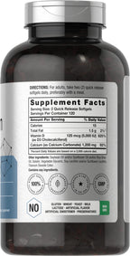 Horbäach Calcium 1200 mg with Vitamin D3 - 240 Softgels - image 2