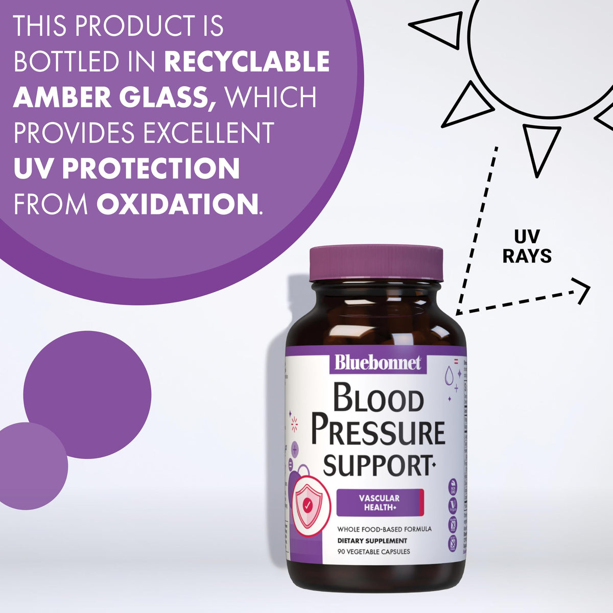 BlueBonnet Targeted Choice Blood Pressure Support, 60 Veggie Capsules - image 6