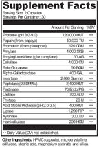 Protocols for Health Digest-Zyme Digestive Enzyme - 60 Vegetarian Capsules - image 2