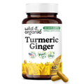 Wild & Organic Turmeric and Ginger Supplement Capsules - Mobility