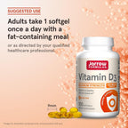Jarrow Formulas Vitamin D3 5000 IU Bone & Immune Support - 100 Softgels - image 7