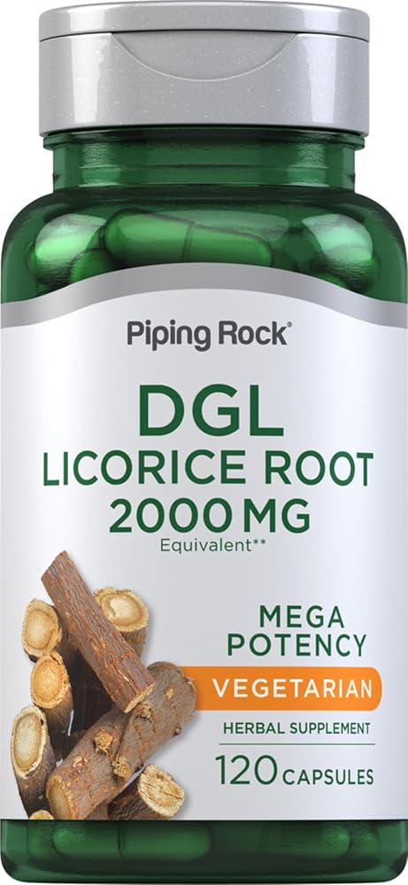 Piping Rock DGL Supplement Licorice Root - 120 Capsules