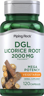 Piping Rock DGL Supplement Licorice Root - 120 Capsules
