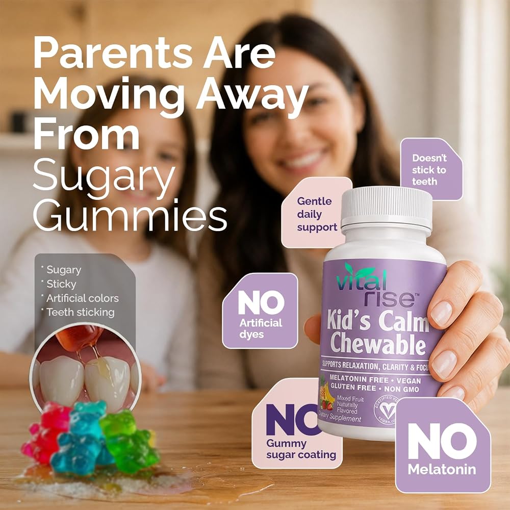 Vital Rise Kids Magnesium Chewables - Daily Supplement