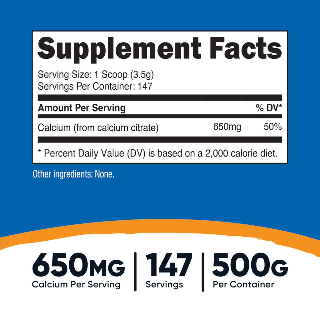 Nutricost Calcium Citrate Powder