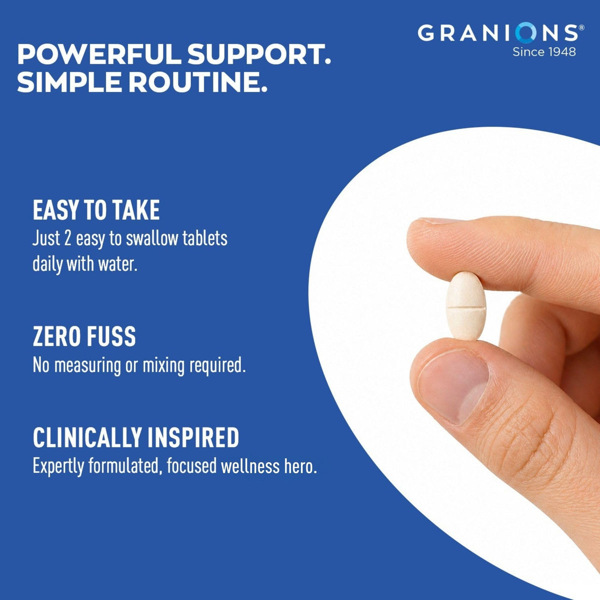 Granions 27 Mens Multivitamin with CoQ10 - 90 Tablets - image 4