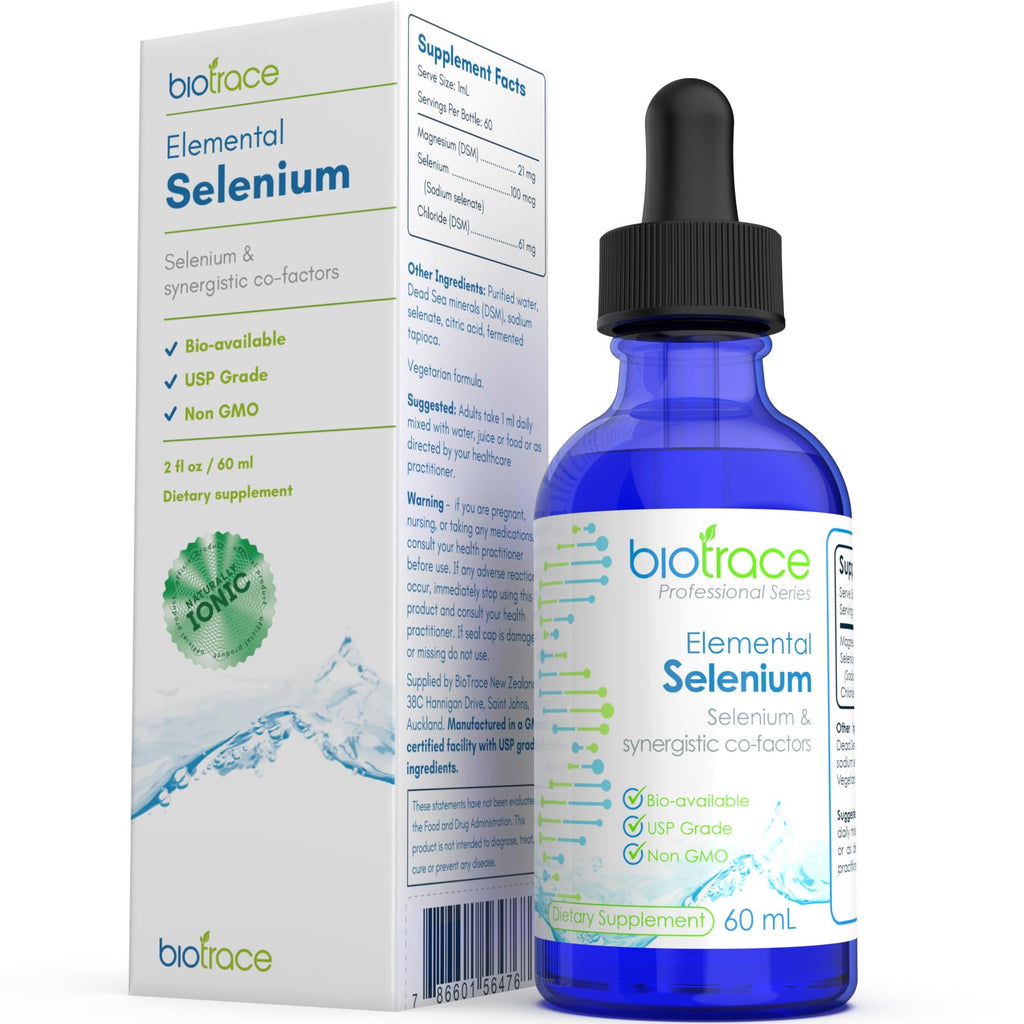 Biotrace Elemental Selenium 100mcg Liquid Drops - 60ml