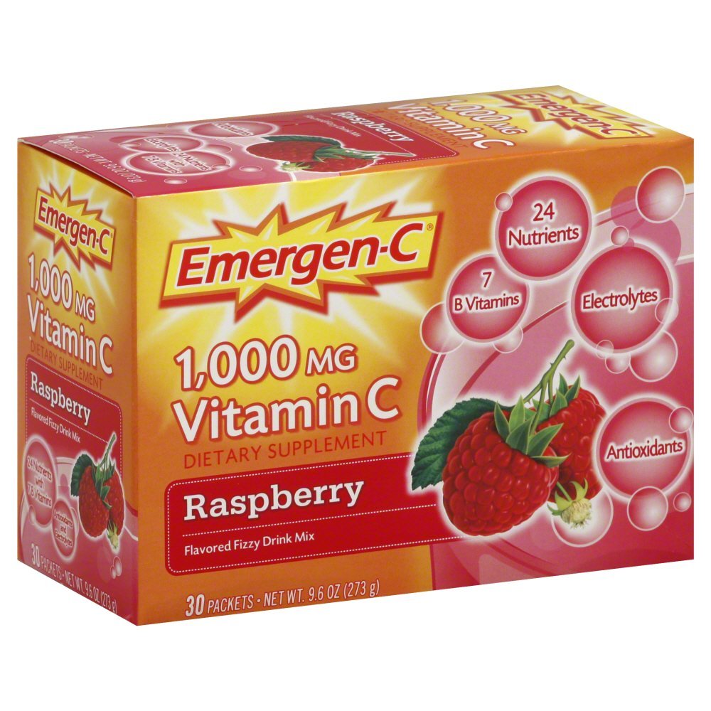 Emergen-C Raspberry Vitamin C Powder - 30 Packets