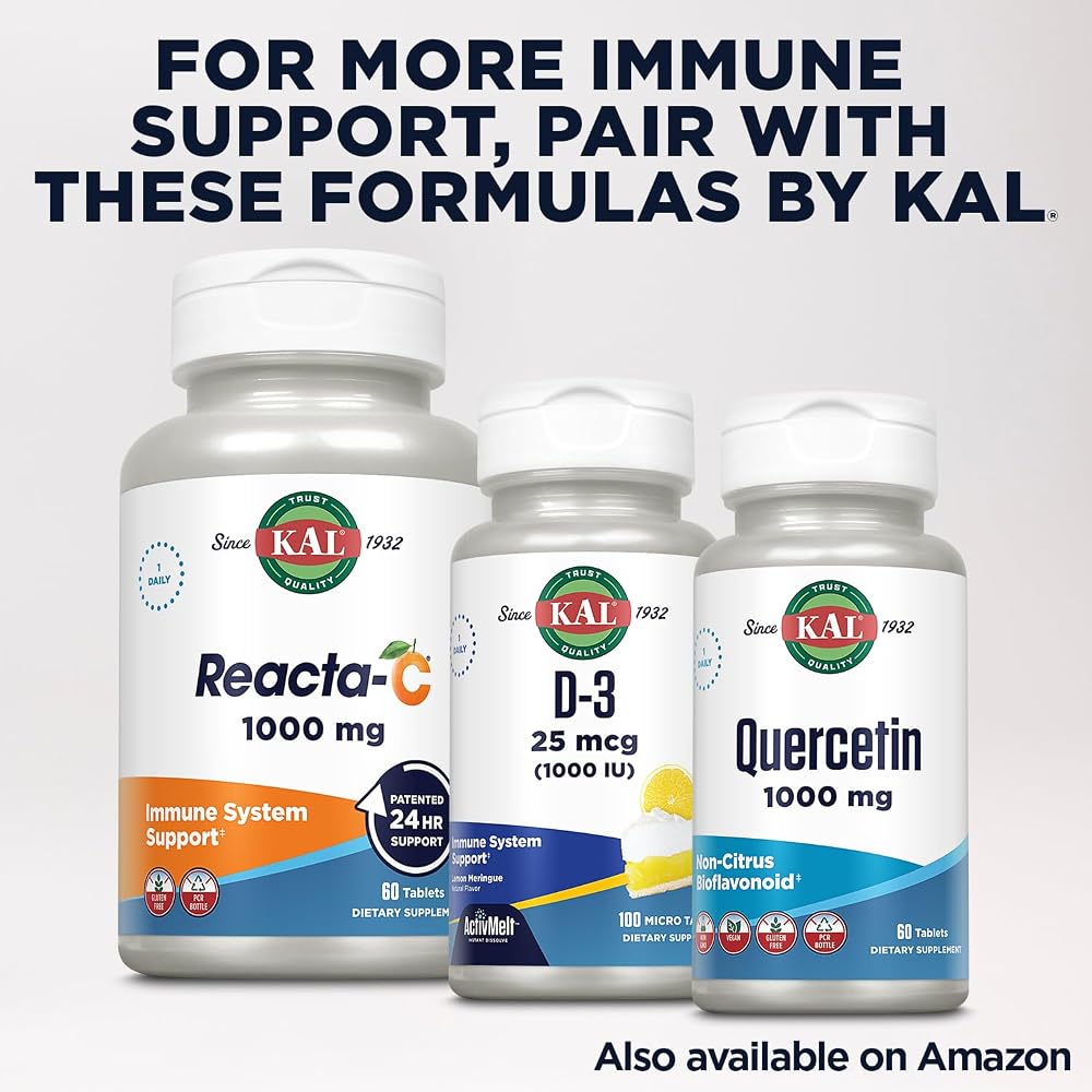 KAL Zinc 50mg Amino Acid Chelate Immune Support - 90 Tablets - image 6