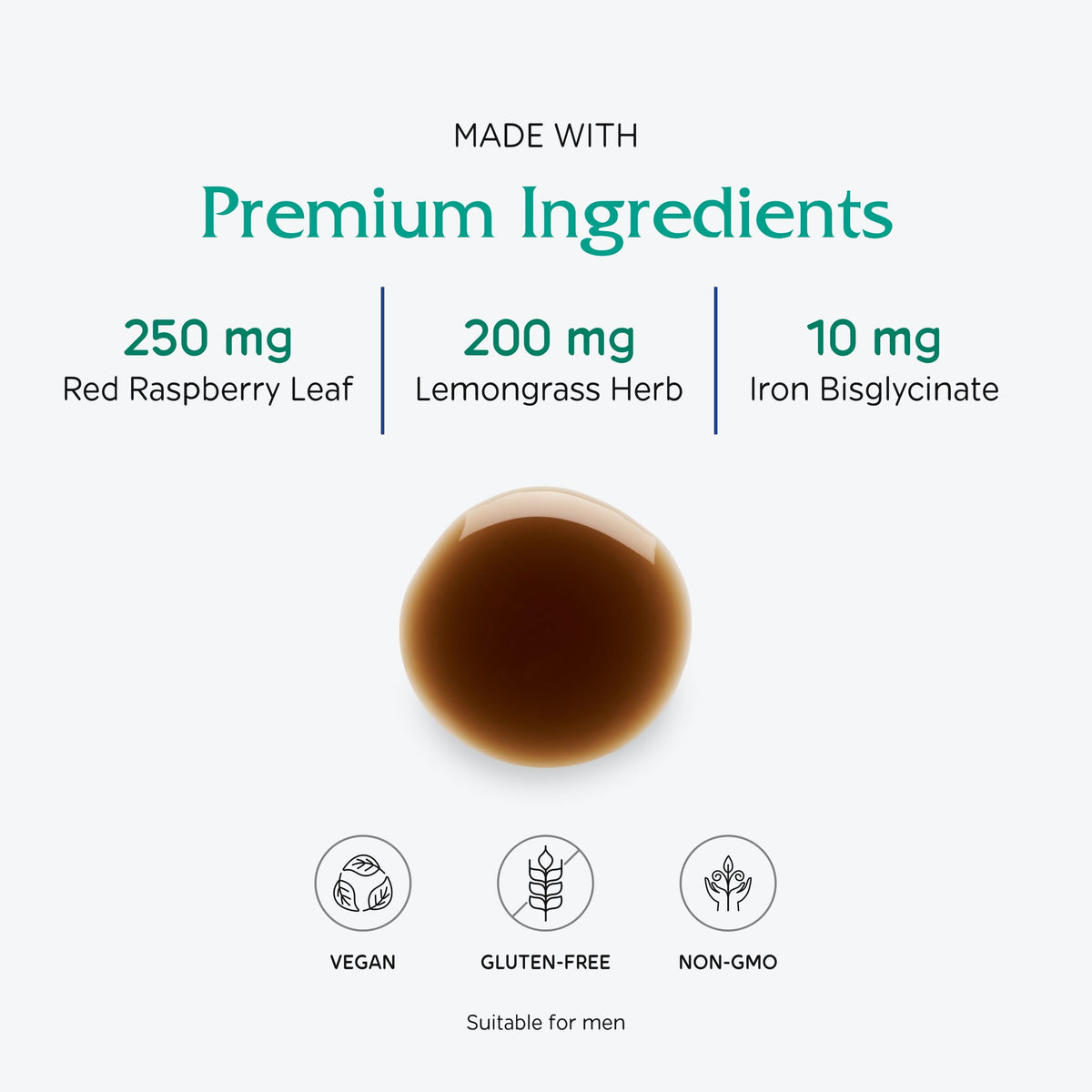 Vitanica Iron Tonic, Liquid Iron Bisglycinate, Vegan