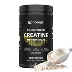 UpNourish Micronized Creatine Monohydrate Powder - 400g