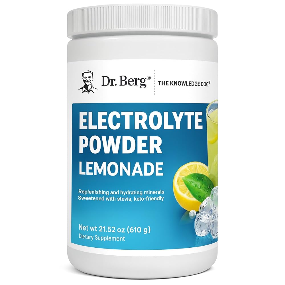 Dr. Berg's Electrolytes Powder Packets & Sports Hydration Electrolyte