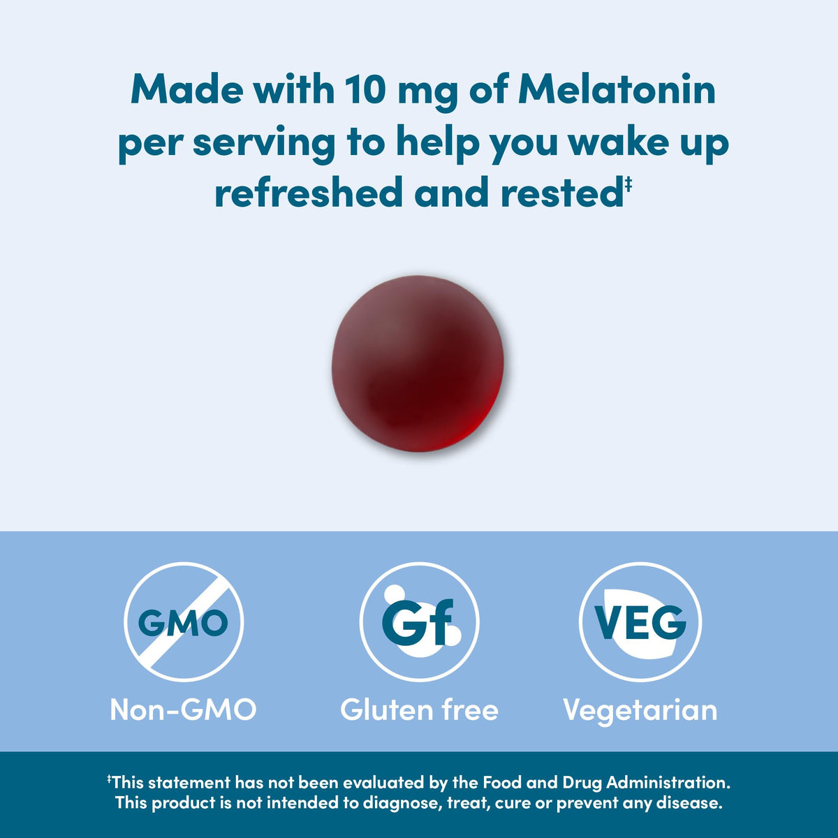 Amazon Elements Melatonin Gummies Sleep Support 10mg - 60 Count - image 2