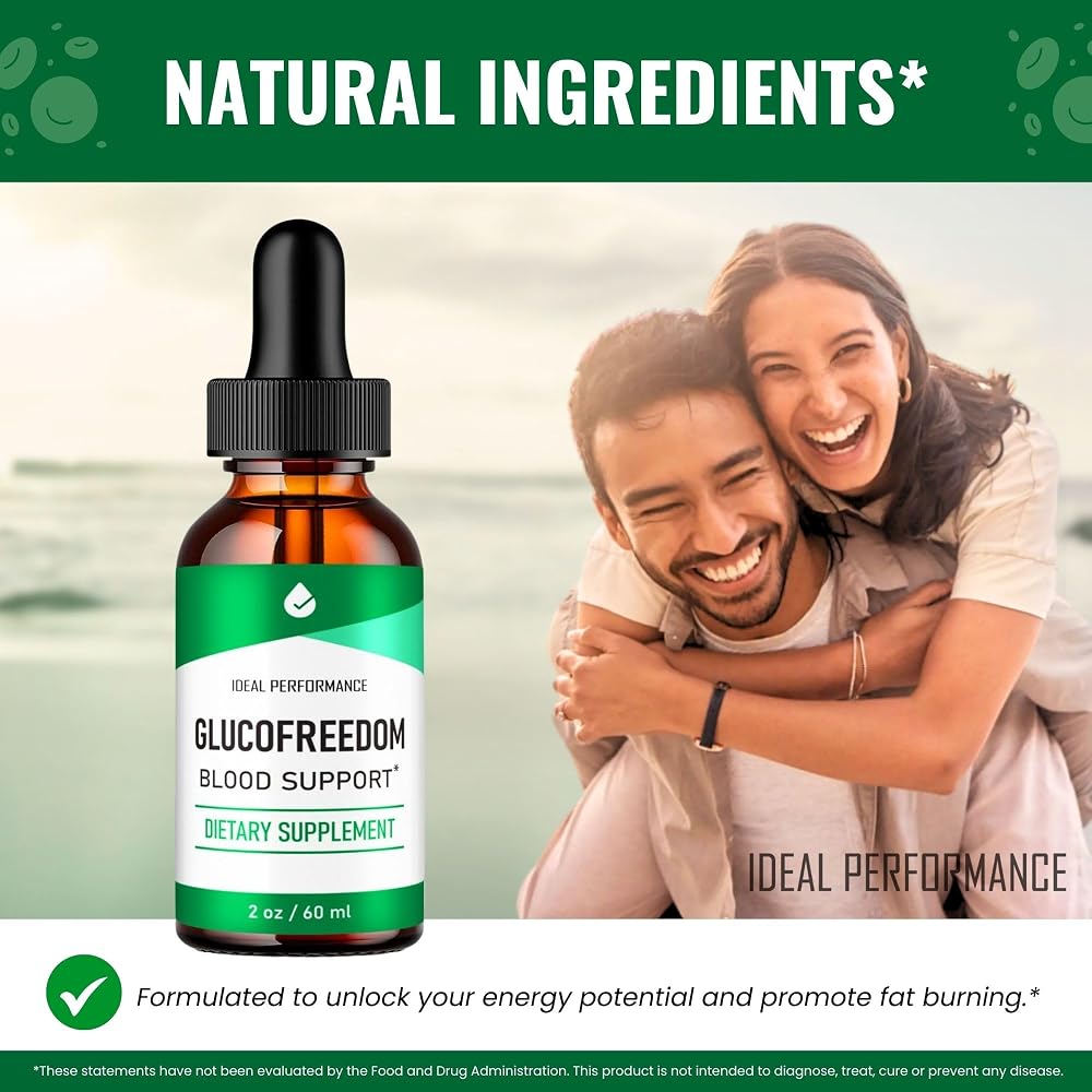 IDEAL PERFORMANCE Glucofreedom Drops Blood Formula Support - 2 Pack - image 6