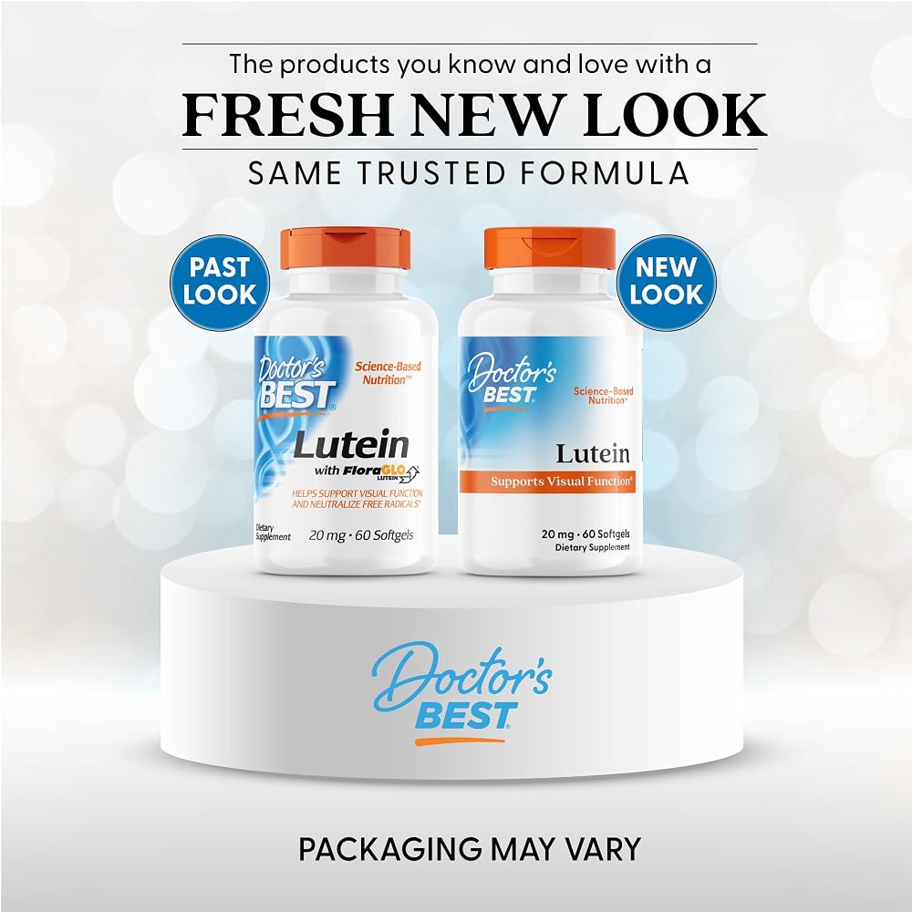 Doctor's BEST Lutein 20mg with Zeaxanthin Eye Health - 60 Softgels - image 2