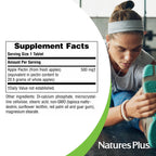 NaturesPlus Apple Pectin 500 mg Fiber Supplement - 180 Tablets - image 5