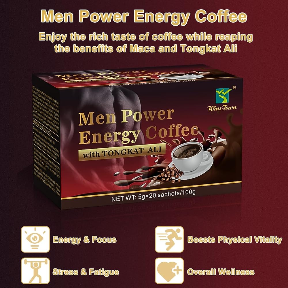 FARWIX Maca Coffee for Men with Tongkat Ali - 20 Sachets - image 3