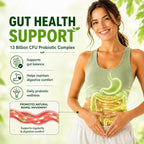 CLEEFLEN Apple Cider Vinegar Gummies with B12 & Probiotics - 60 Count - image 4