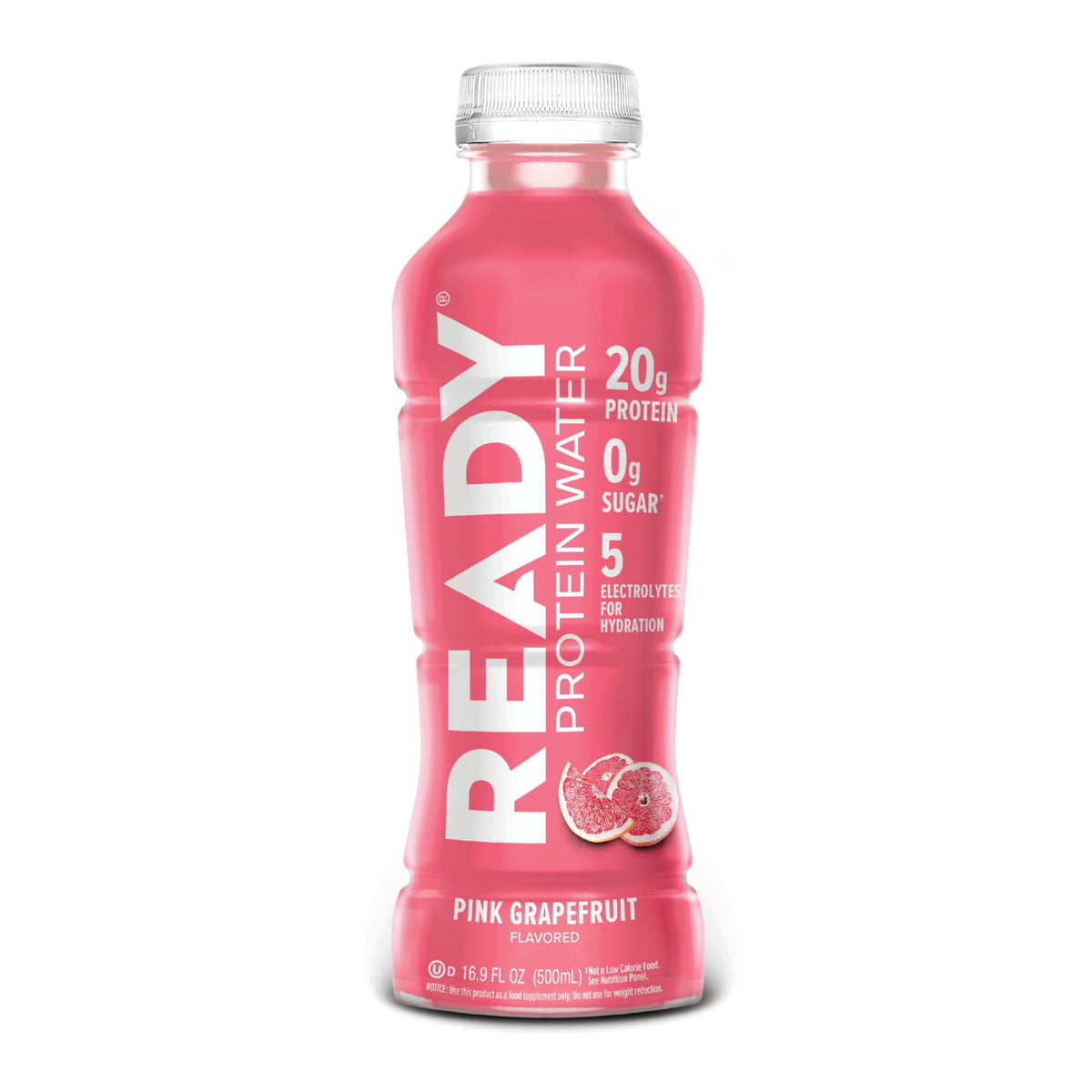 Come Ready Clear Protein Water Pink Grapefruit - 16.9 Fl Oz