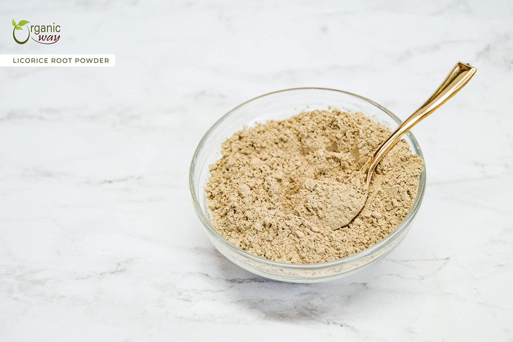 Organic Way Licorice Root Powder (Glycyrrhiza glabra) - Herbal Tea
