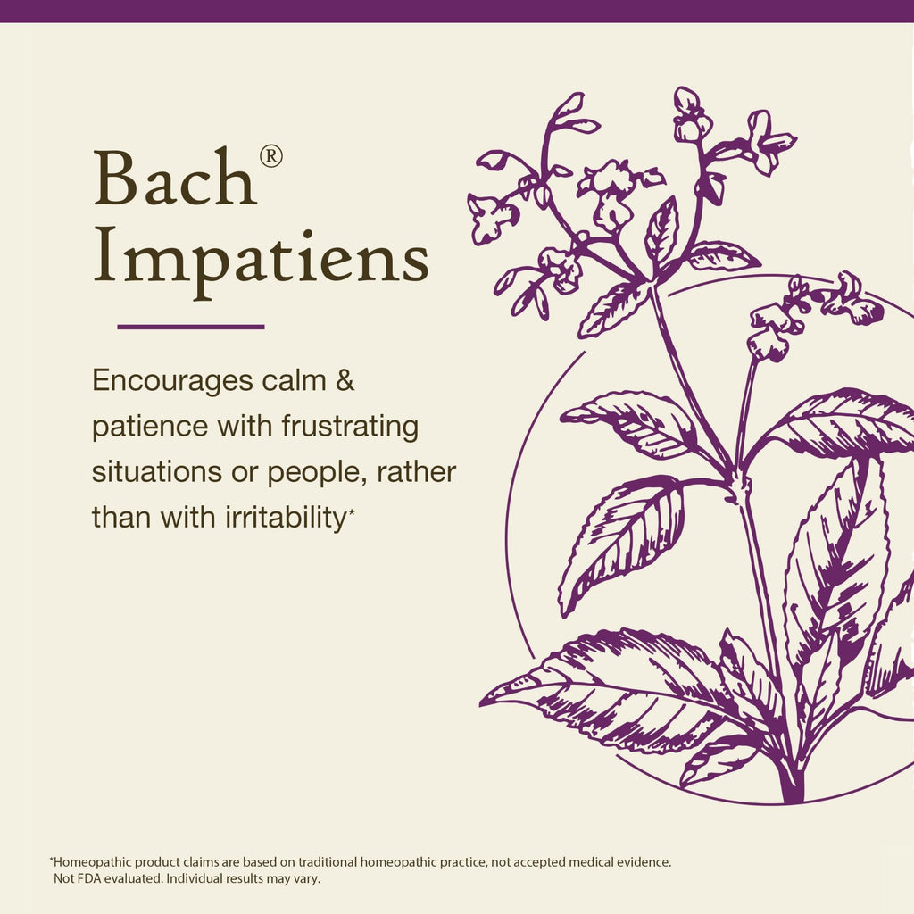 Bach Flower Remedies Impatiens for Patience - 20mL Dropper - image 3