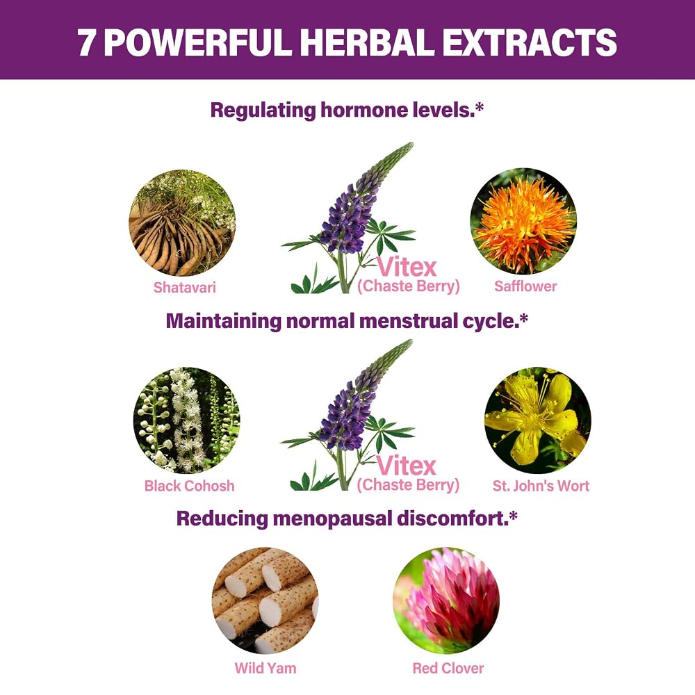 Fuenvegtal Vitex Chaste Berry Drops Women's Health Support - 2 Fl Oz - image 4