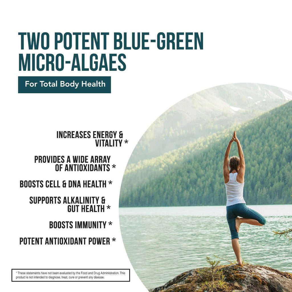 Triquetra Health Organic Spirulina & Chlorella Tablets - 120 Count - image 4
