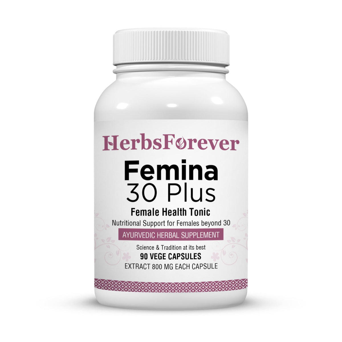 Herbsforever Female 30 Plus Women's Health Multivitamin - 90 Vegetarian Capsules