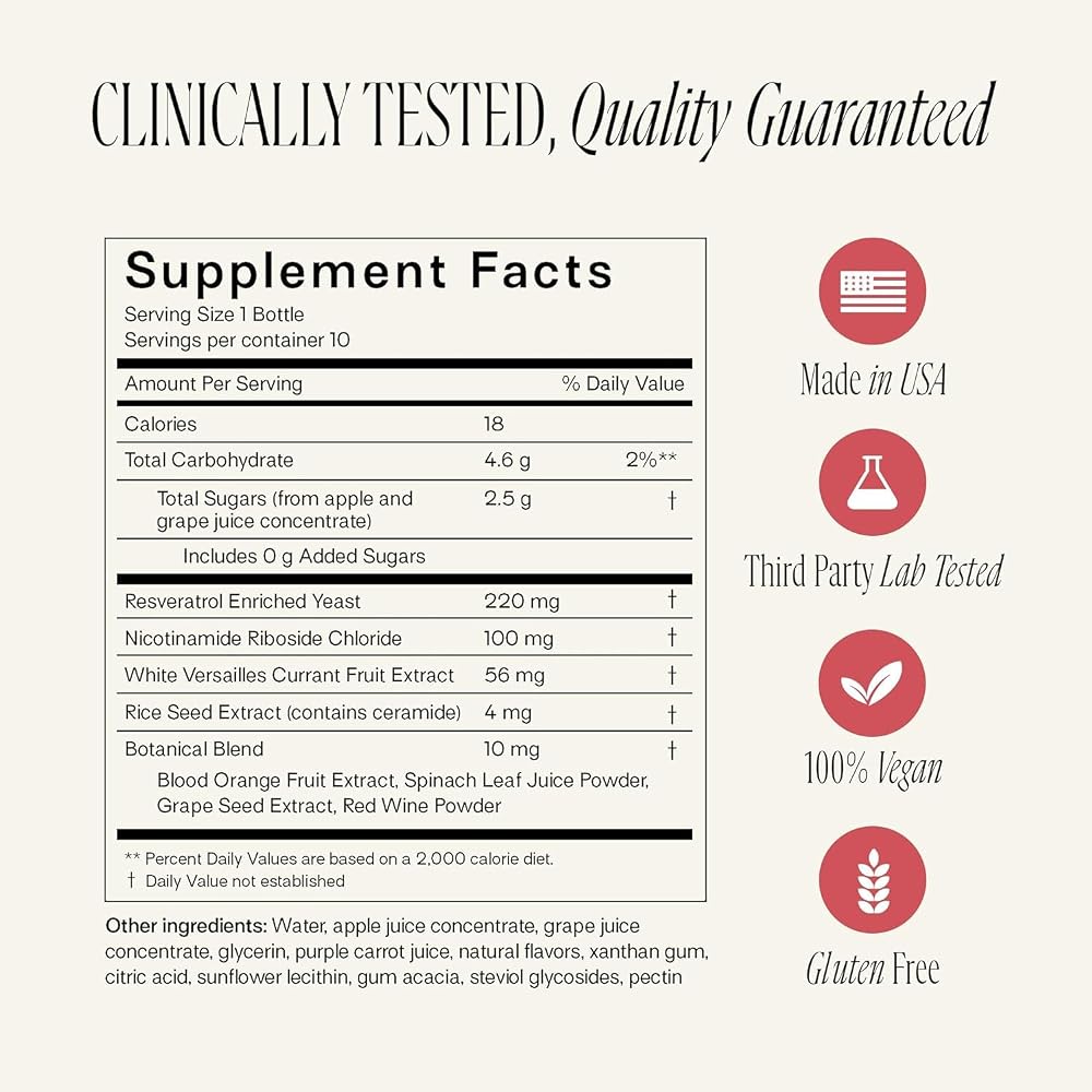 Happy Aging Longevity Shots for Women