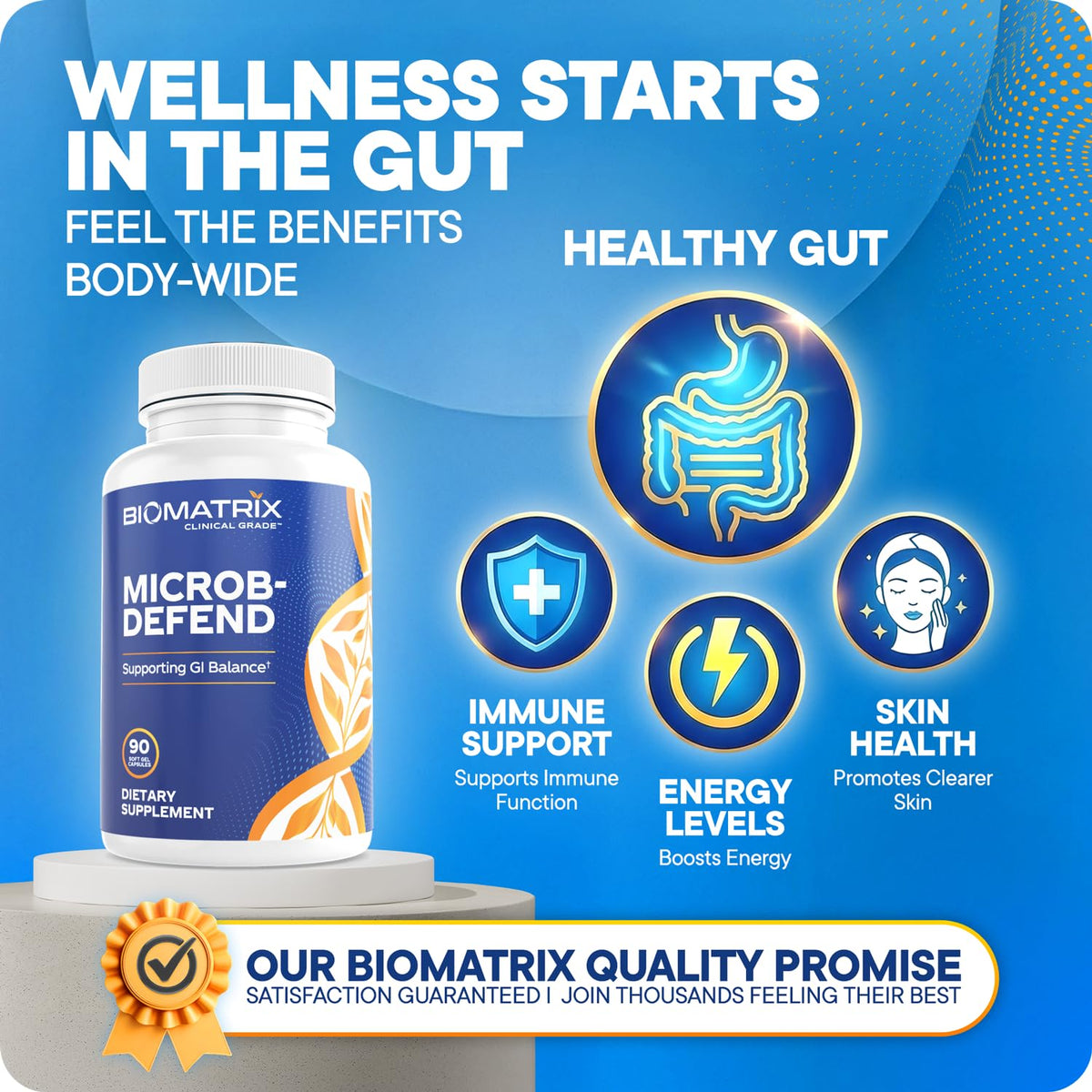 BioMatrix Biofilm Disruptor Oregano Thyme Clove Oil - 90 Softgels - image 3