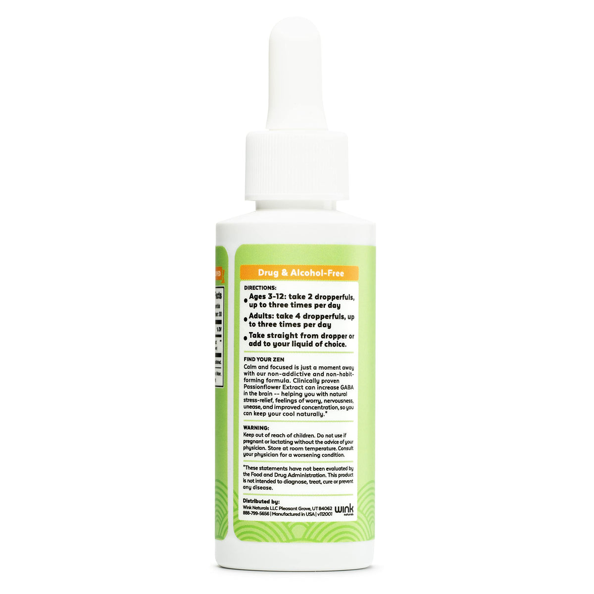 Wink Naturals Zen Drops Mood Support Supplement - 2 fl oz - image 3