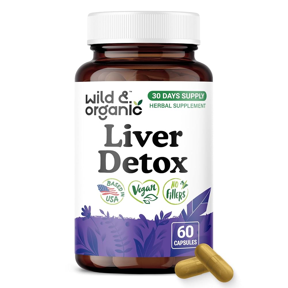 Wild & Organic Liver Detox Capsules - Liver Cleanse Support