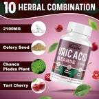 Yonrave Uric Acid Cleanse & Detox with Tart Cherry
