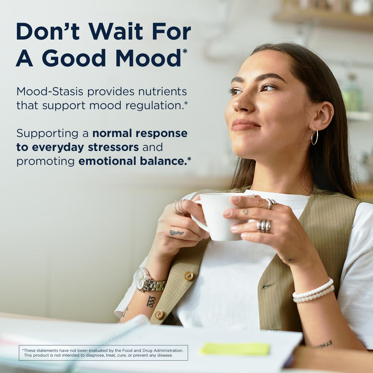 Designs for Health Mood-Stasis Stress & Calm Support - 30 Capsules - image 2