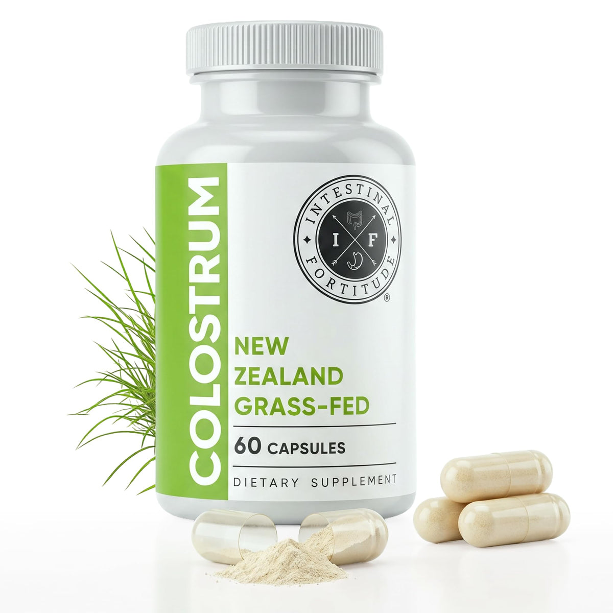 Intestinal Fortitude Grass Fed New Zealand Colostrum - 60 Capsules