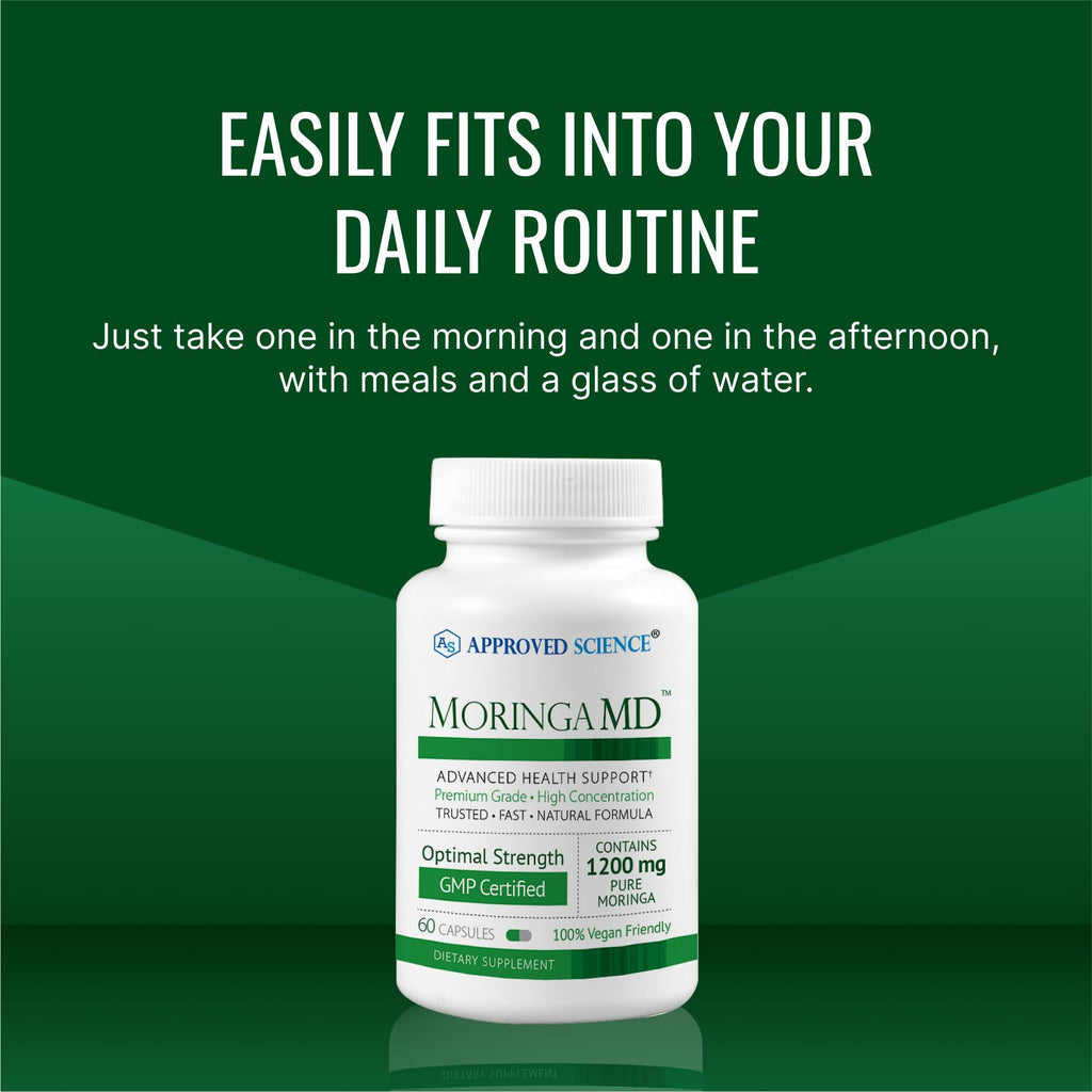 Approved Science MoringaMD - Moringa Oleifera Extract Supplement