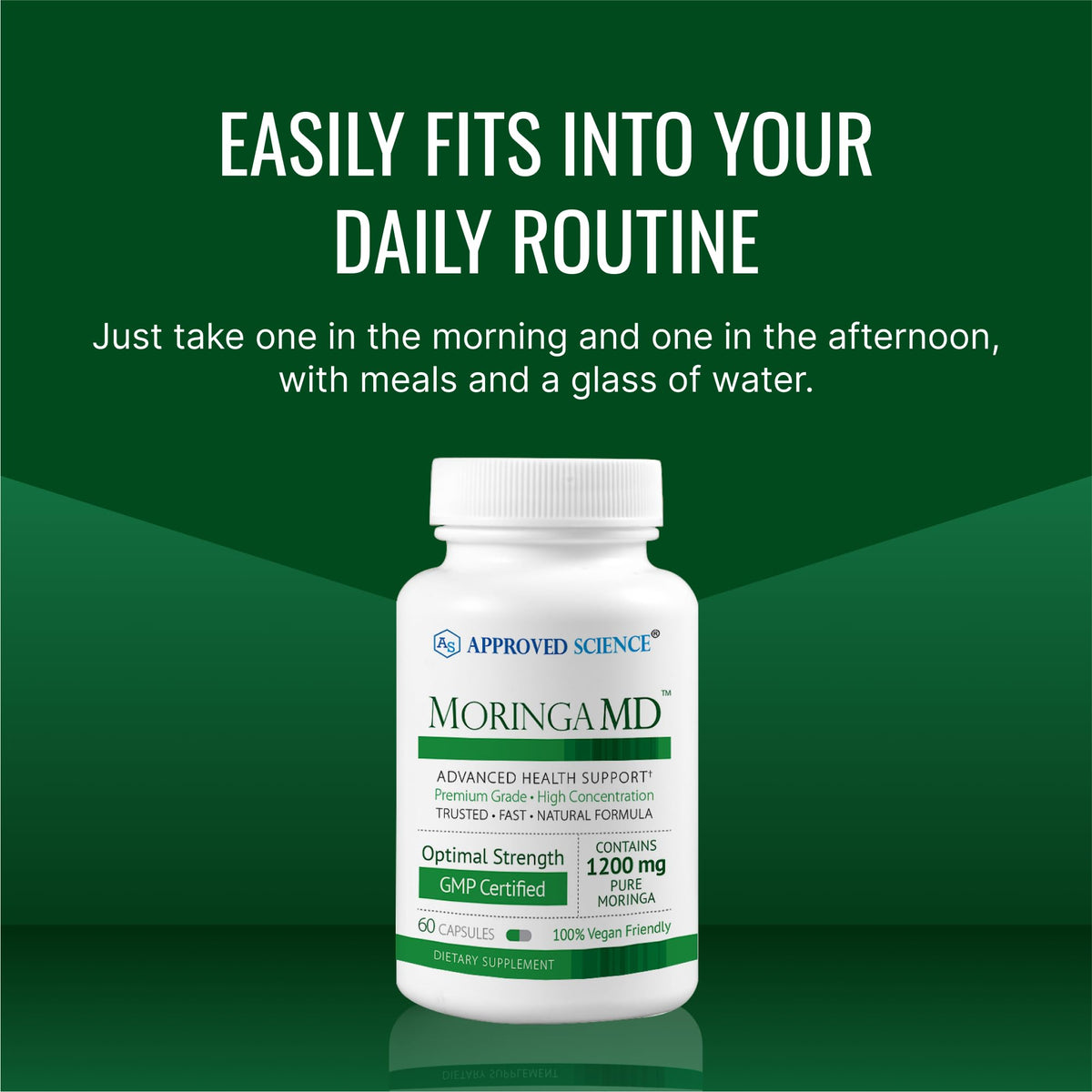 Approved Science MoringaMD - Moringa Oleifera Extract Supplement