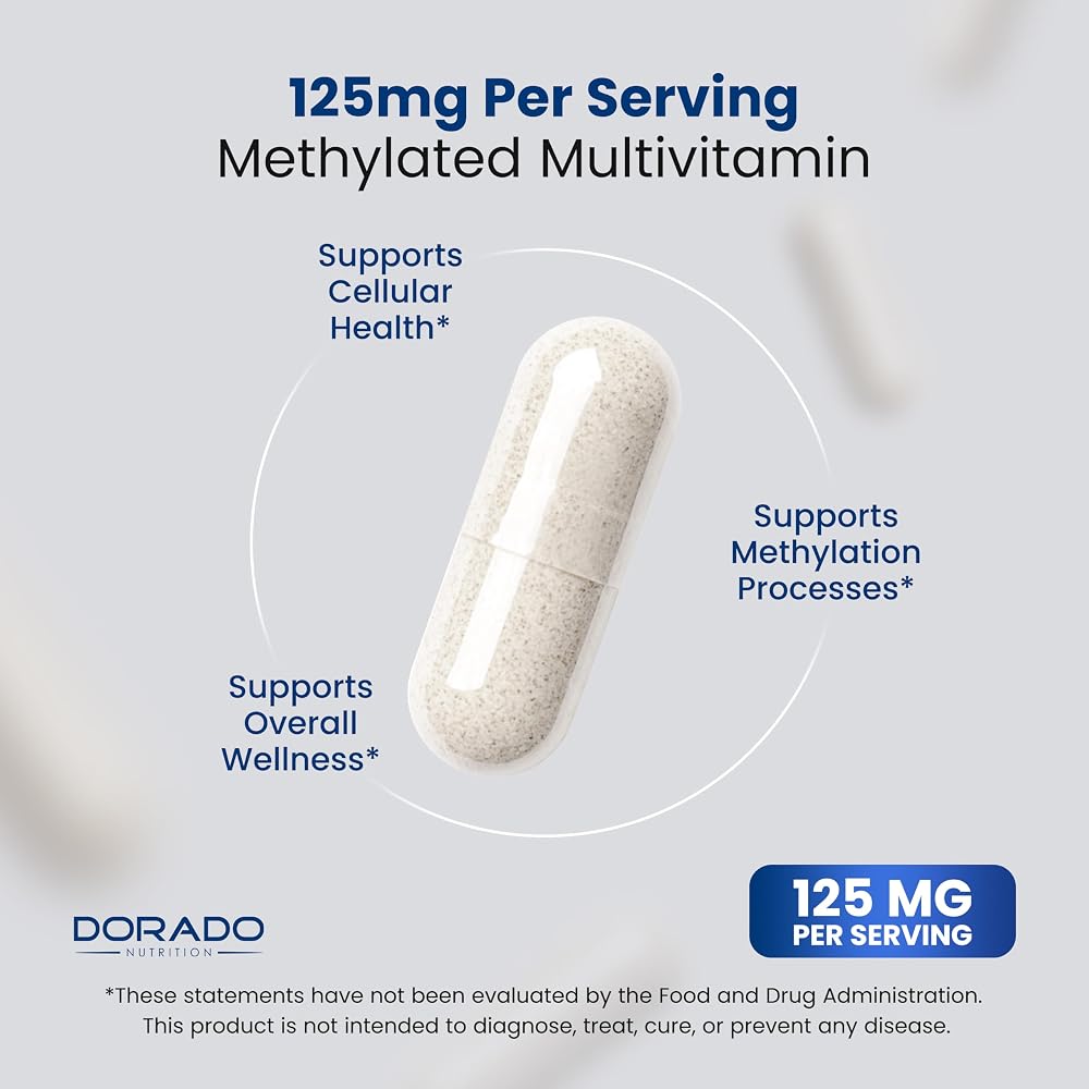 Dorado Nutrition Methylated Multivitamin - 60 Capsules - image 4
