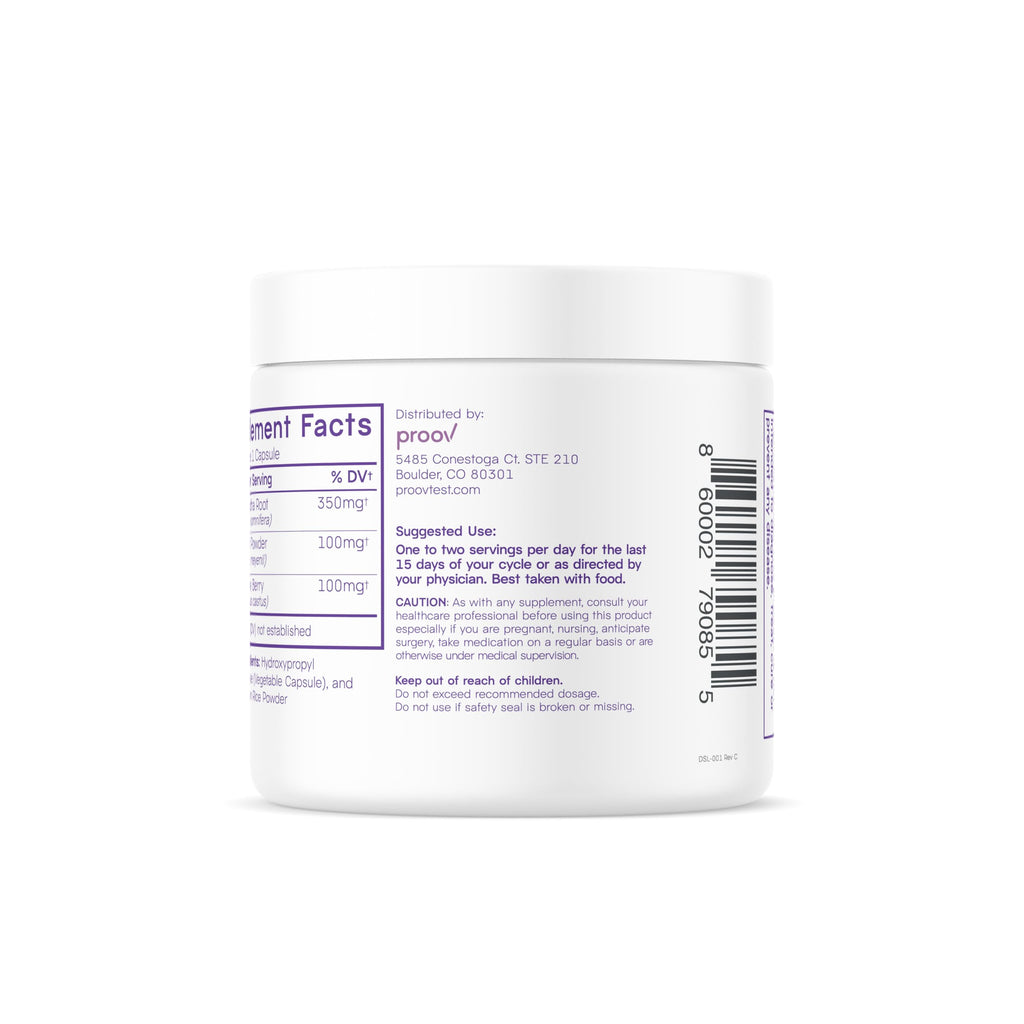 Proov Luteal Love Progesterone Supplement for Women - 30 Capsules - image 7