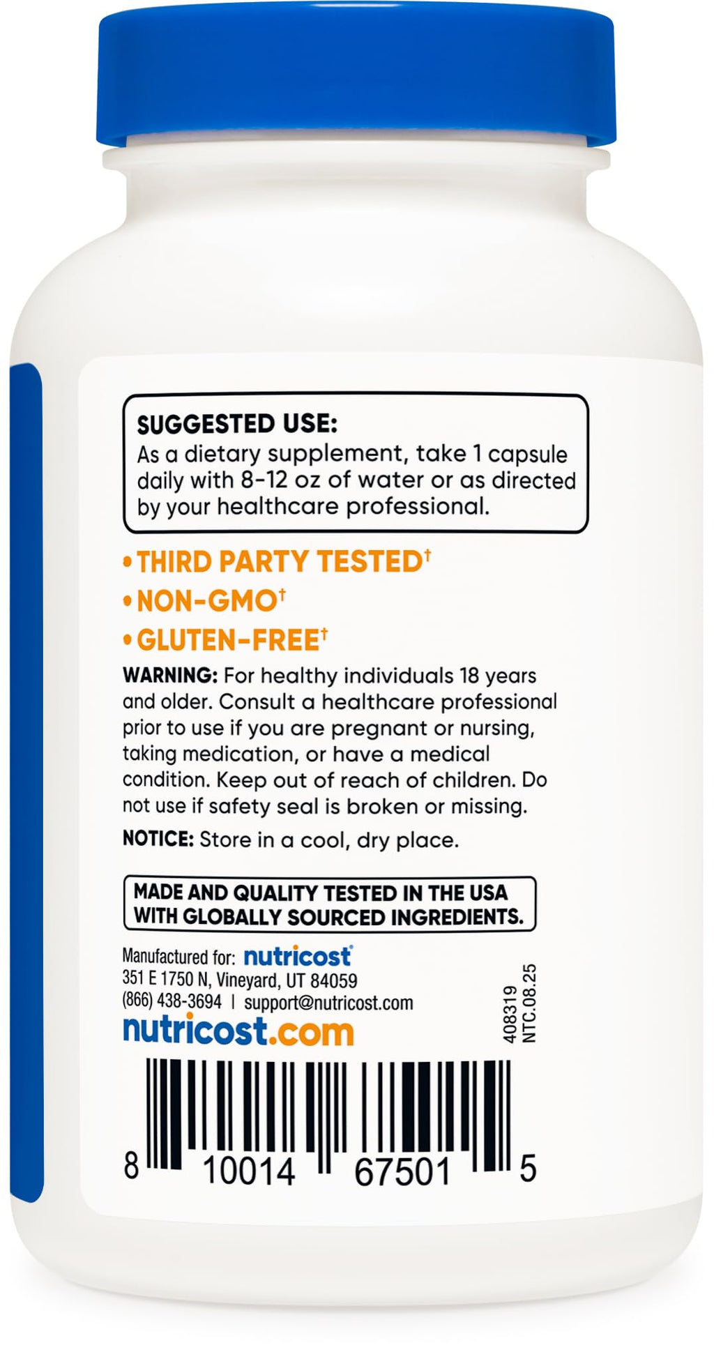 Nutricost Goldenseal Root 600mg - 120 Capsules - image 4