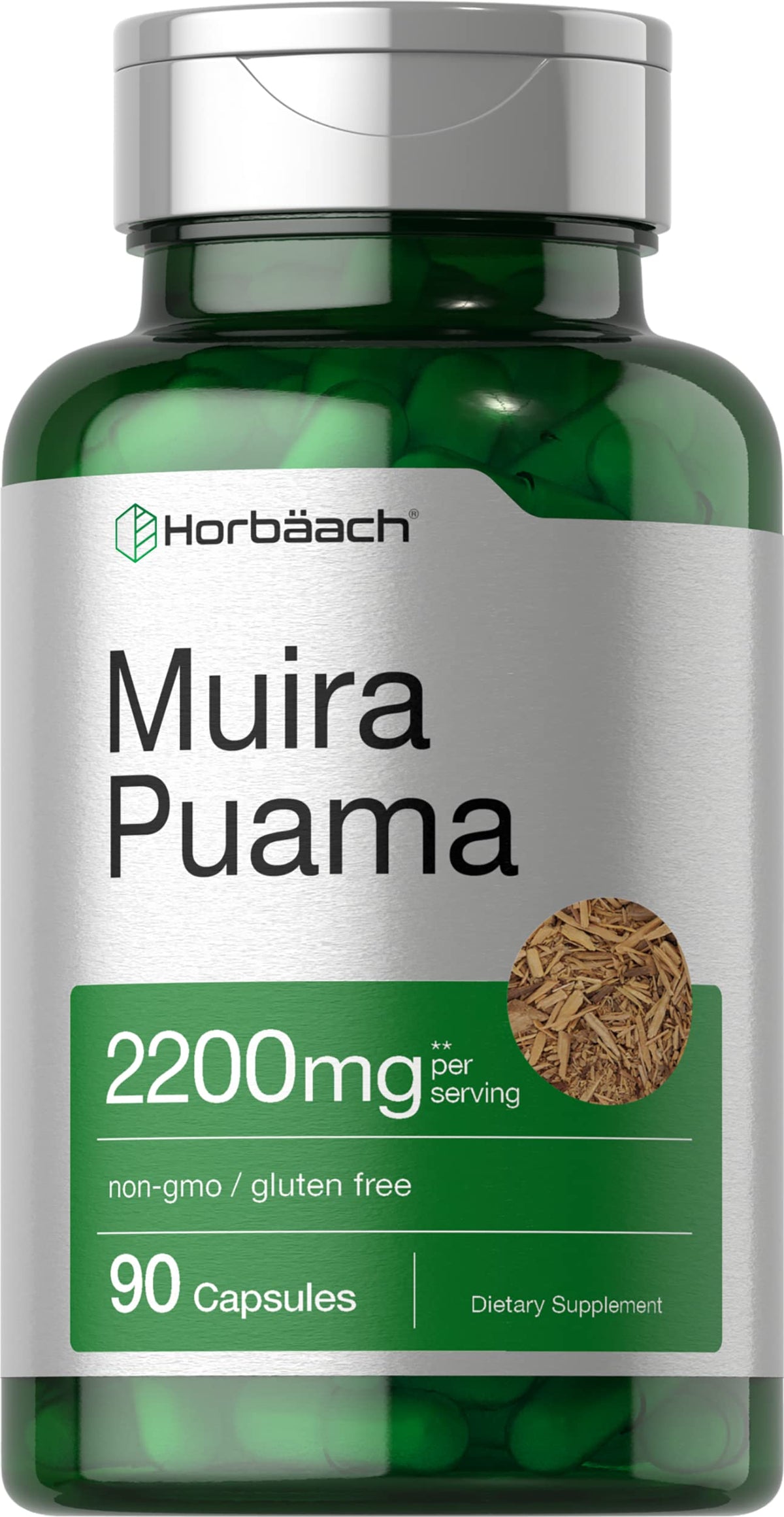 Horbäach Muira Puama Root Extract - 90 Capsules