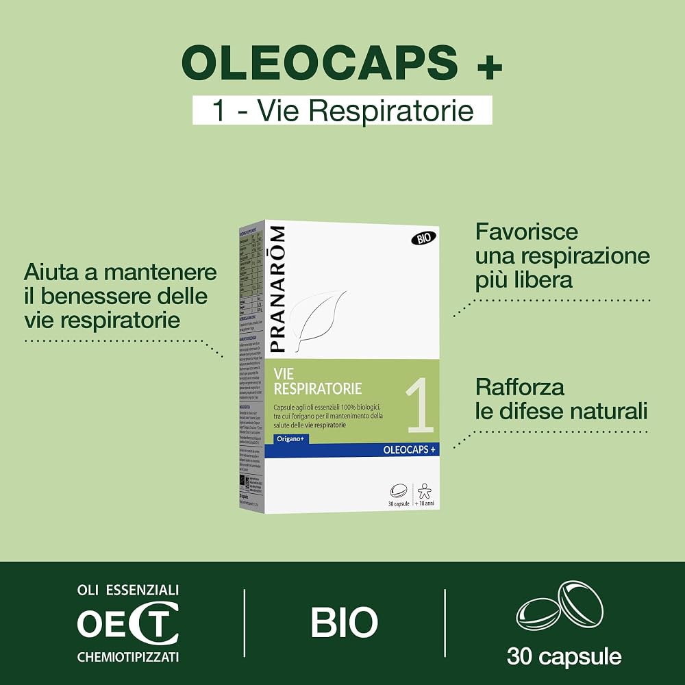 Pranarom Oléocaps + 1 Essential Oil Capsules - 30 Count - image 2