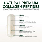 Nature's Nutrition Multi Collagen Pills - Hydrolyzed Collagen