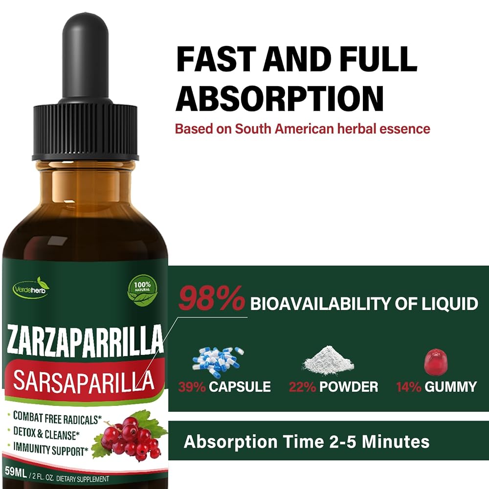 Verdeherb Sarsaparilla Extract Drops